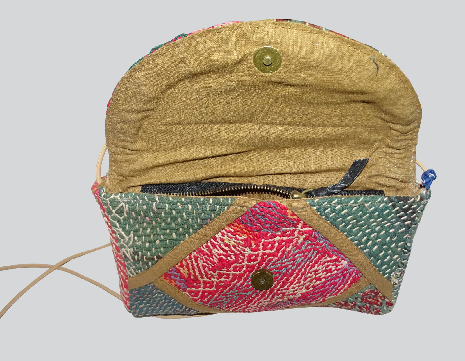 Hedrabadi Kantha Pouch Purse