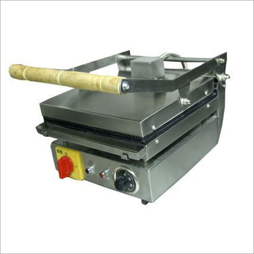 Stainless Steel Sandwich Griller - 220-240V, Electric Power, Silver Finish | Manual Operation, Anti-Corrosive Coating, Customized Size for Canteens & Restaurants
