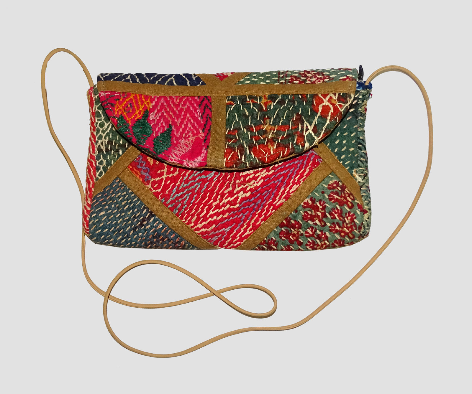 Hedrabadi Kantha Pouch Purse