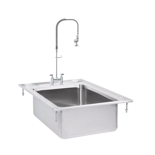 Stainless Steel Drop-in Sink Set