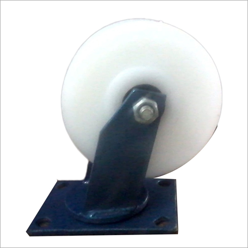 White Castor Wheel - Nylon, Customized Size, White | Corrosion Resistant, Heavy Load Capacity, Easy Fit