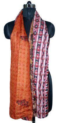 Silk Kantha Allover Scarves