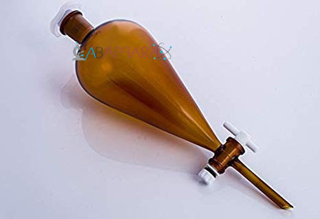 Amber Colour Separating Funnels