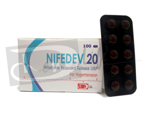 Nifedipine Extended Release Tablets USP 20 mg
