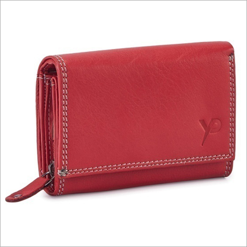 Available In Multiple Color Ladies Red Hand Wallet