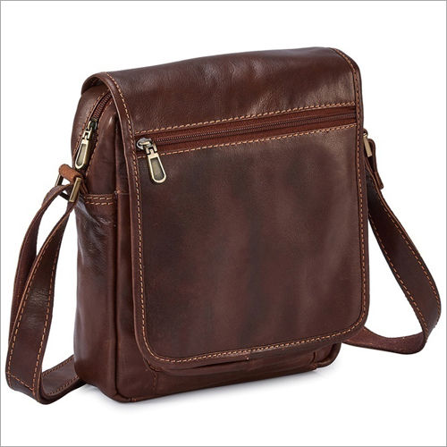 Multiple Color Available Mens Leather M Brown Bag