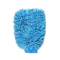 Wash Mitt - Microfiber Material , Blue Color, Bagless Design for Efficient Cleaning