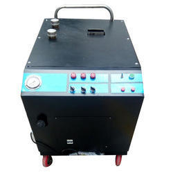 Jiffy Diesel Steamer - 30L Water Storage Tank, 15L Diesel Capacity | 4-Wheel Moveable, Double Hose Pipe Design, 220 Volt Power