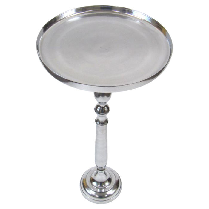 Silver Aluminum Table Tray