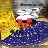 Multi Embroidered Navratri Chaniya Choli, Dandiya Dress