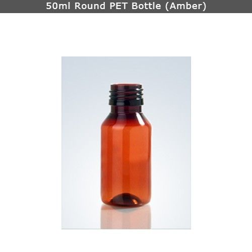 50ml Pharma Round Pet Bottle