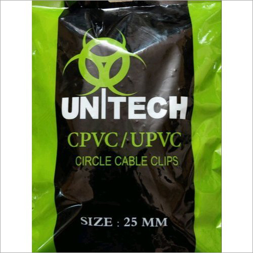 UPVC Circle Cable Clip Unitech 25MM