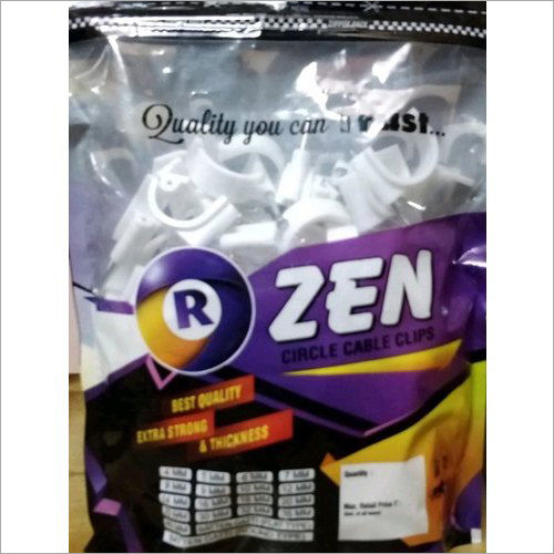 R Zen UPVC Circle Cable Clip