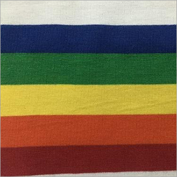 Available In Different Color Pc Stripe Knitted Fabric