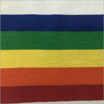 Available In Different Color Pc Stripe Knitted Fabric