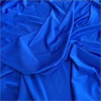 Polyester Lycra Fabric - Soft Blue Plain Material | Lightweight, Ideal For All Seasons, Hand And Machine Washable
