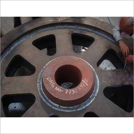 EXPERTISE WELDING JOB OF LARGE SIZE GEAR WHEEL DIS-SIMILAR MATERIAL