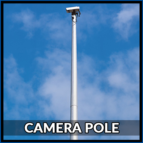 gi pole for cctv camera