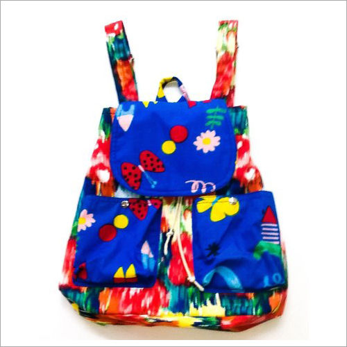 Available In Different Color Printed School Back Pack Bag