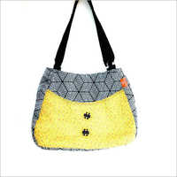 Available In Different Color Ladies Cotton Tote Shoulder Bag