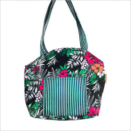 Available In Different Color Printed Cotton Shoulder Bag