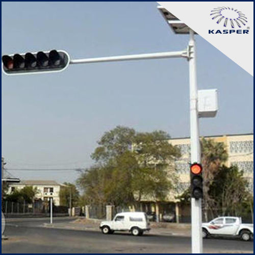 Pu Paint And Hot Dip Galvanization Signal Lightning Poles