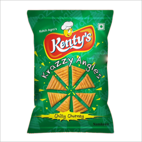 Chilly Chutney Angle Chips - 15g & 25g Packaging Size, No Added Color, No Artificial Flavour, Shelf Life: 4 Months, Salty Taste