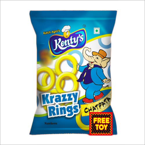 Chatpata Krazzy Rings - 15g, 25g Packaging | No Added Color, No Artificial Flavor, Salty Taste, 4-Month Shelf Life