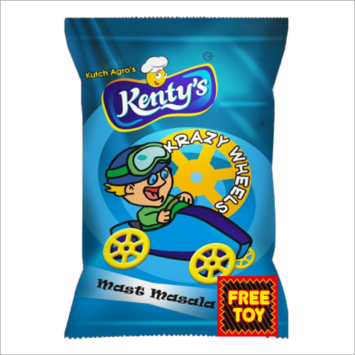 Mast Masala Krazy Wheel Baked Fryums - Packaging Sizes: 15g 25g | No Added Color No Artificial Flavor 4-Month Shelf Life Salty Taste