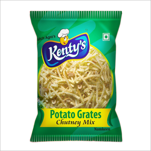 Potato Grates Chutney Mix Chivda - 15g & 25g Packaging | No Added Color, No Artificial Flavour, Ingredients: Potato, Salt, Chilly, Oil, Shelf Life: 4 Months