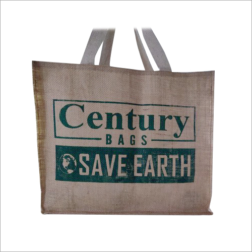 Printed Jute Shopping Bag