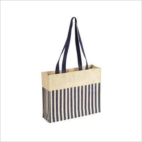 Square Printed Jute Bag