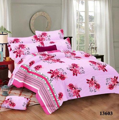 double bed printed quilt