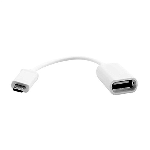 White OTG Cable