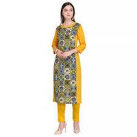 Printed Crep Kurti