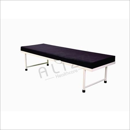 Black Hospital Attendant Bed