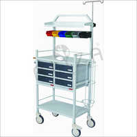 White Crash Cart
