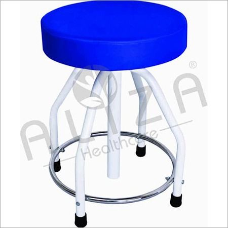 Patient Revolving Stool with Cushioned Top