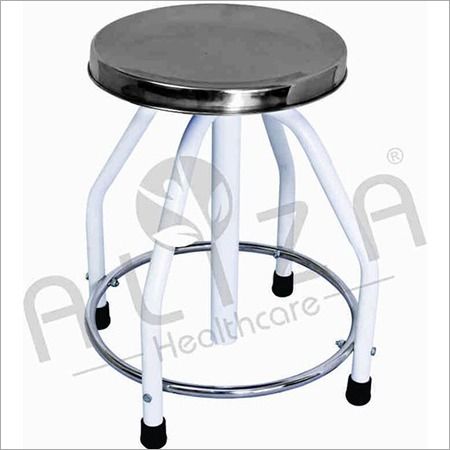 SS Top Revolving Stool