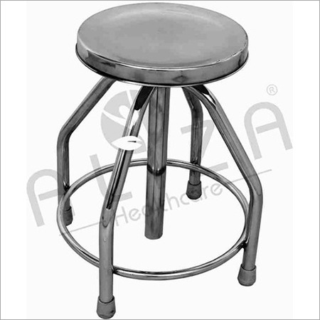 Stainless Steel Revolving Stool Design: One Piece