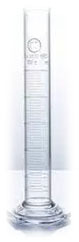 transparent Graduated Glass Cylinders for Laboratory