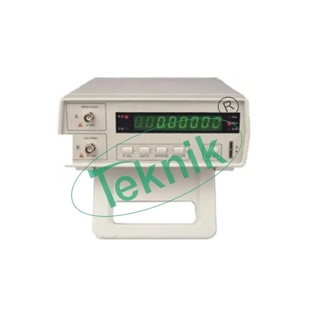 Frequency Meter - 8 Digit Display, 0.3ppm Temp Coefficient, 30Vdc Input, 9V Power Supply | Ideal for General Lab Equipments