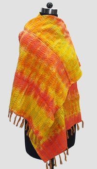 Tye Dye Cotton Kantha Allover Scarves