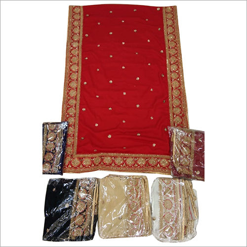 All Colors Available Heavy Embroidered Chinon Dupatta