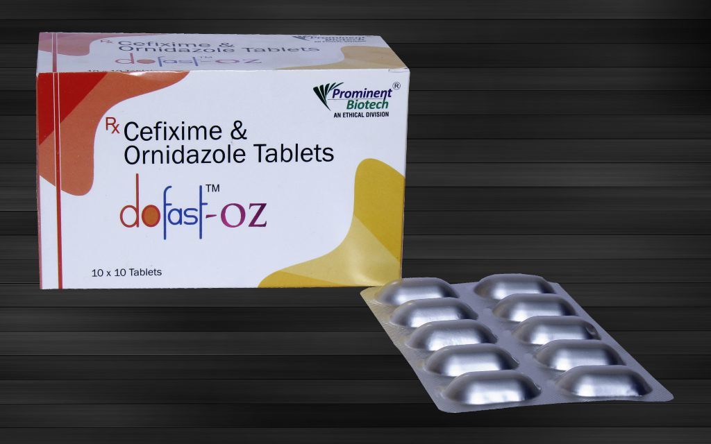Cefixime 200 mg & Ornidazole 500 mg