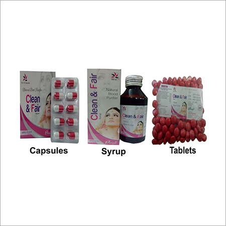 Clean And Fair Syrup, Capsule And Tablets