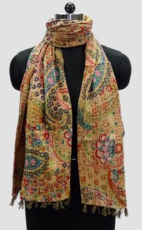 Paisely Cotton kantha Scarves