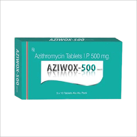 Aziwox 500 Tablets - Anti-Bacterial Capsules , Dosage As Directed By Doctor, Storage In Cool Conditions