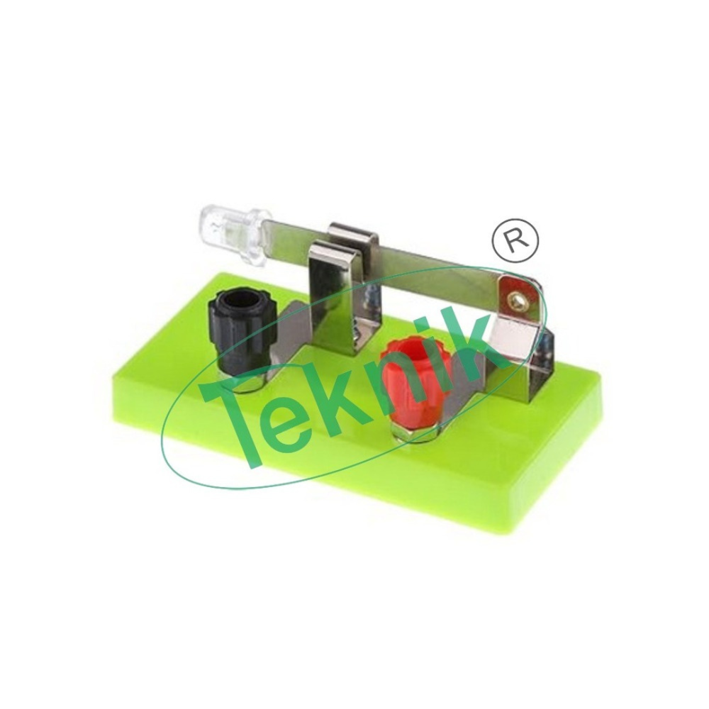 Switch - Unbreakable Polycarbonate, 100 x 70 x 33 mm | Transparent Support Housing with Side Banana Cord Connections for Enhanced Visibility
