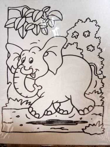 10x12 Inches Canvas Painting - Wood Support Base, Acrylic & Watercolor Media, Printed With 3 Different Designs | Versatile for Customization